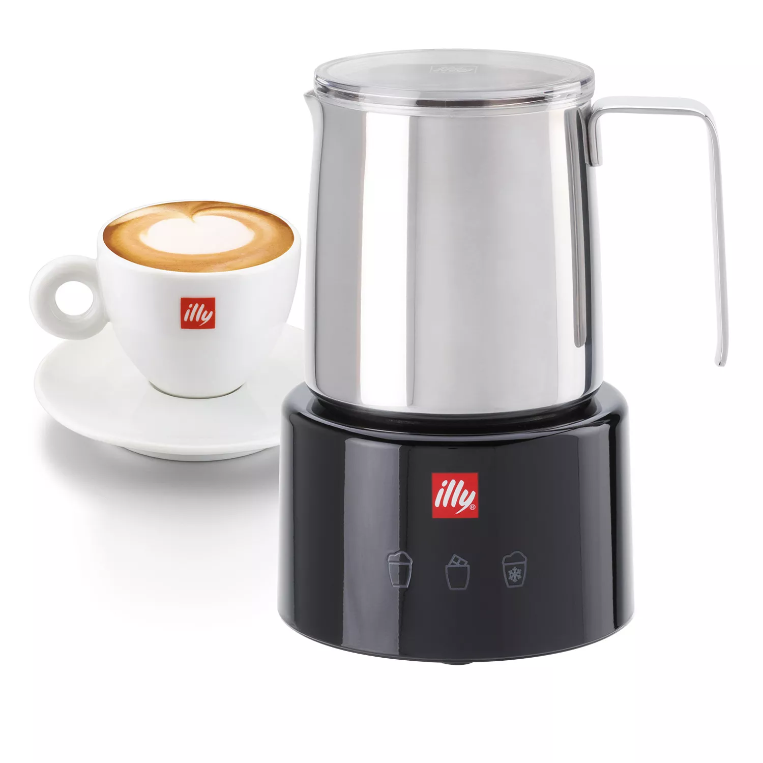 Illy Stainless Steel Electric Milk Frother