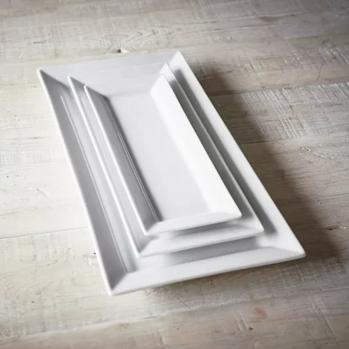 Sur La Table Porcelain Platters, Set of 3