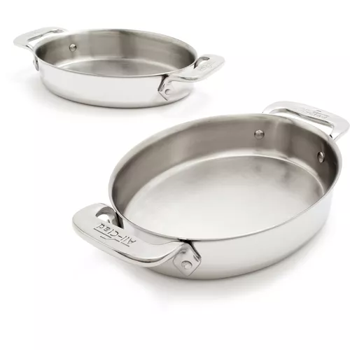 All-Clad Stainless Steel Oval Bakers, Set of 2