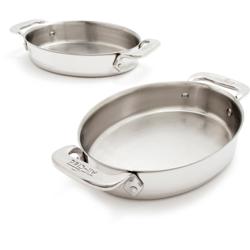 All-Clad Stainless Steel 2-Piece Oval Baker Set LOVE!