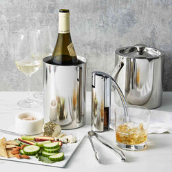 Sur La Table Stainless Steel Double-Walled Wine Cooler