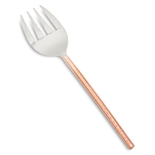 Hammered Copper Serving Fork