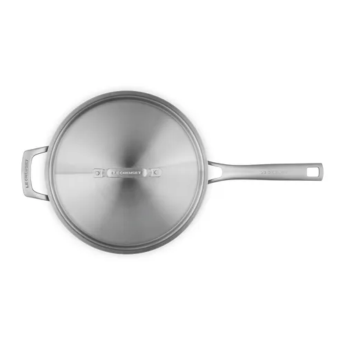 Le Creuset Essential Stainless Steel Sauté Pan, 4.5 qt.