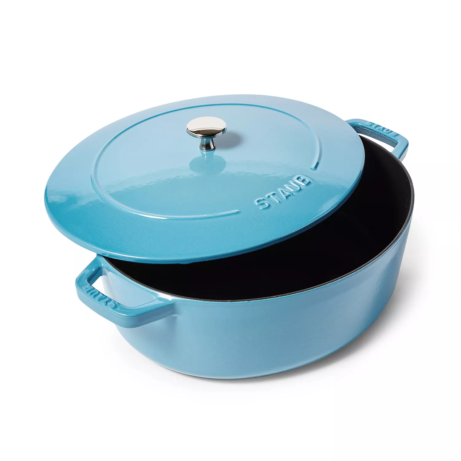 Staub Cast Iron 6.25 Qt Shallow Oval Dutch Oven Graphite 1029914 - Best Buy