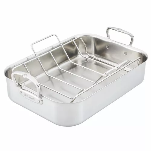 Hestan Provisions Roasting Pan with Stainless Steel Rack
