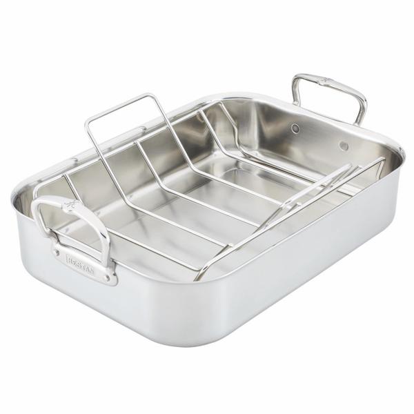 Hestan Provisions Roasting Pan with Stainless Steel Rack