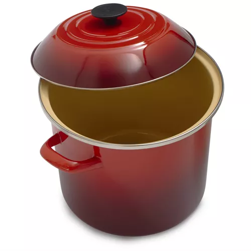 Le Creuset Enameled Steel Stockpot, 10 qt. Le Creuset Enameled Steel Stockpot, 10 qt.