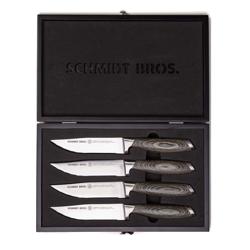 Schmidt Brothers Cutlery Bonded Ash Jumbo Steak Knives, Set of 4 Great