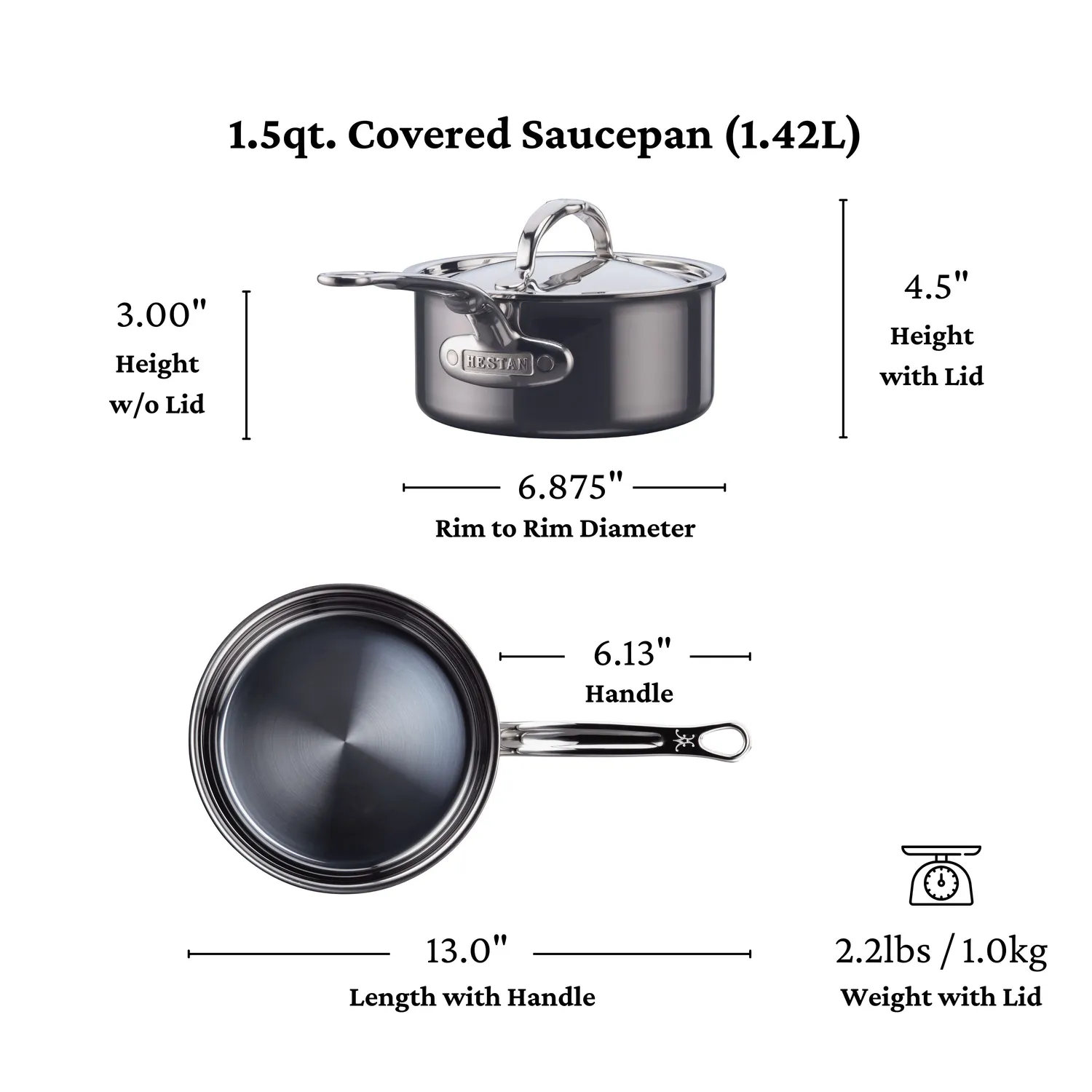 Hestan NanoBond Titanium & Provisions Stainless Steel 27-Piece Cookware Set
