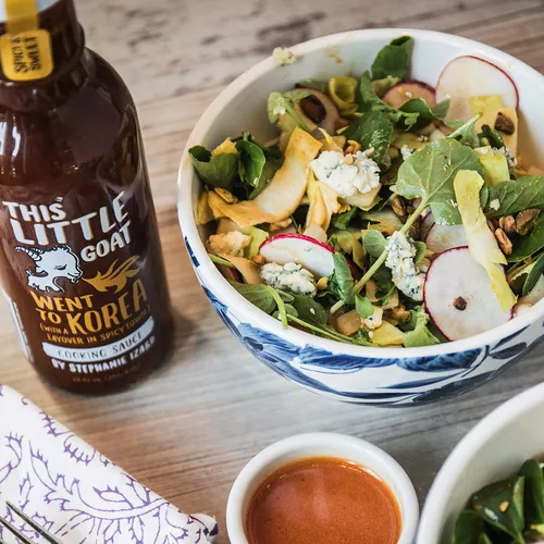 Spring Salad with Spicy Citrus Dressing