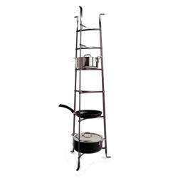 Enclume Gourmet Hammered Steel Tiered Cookware Stands
