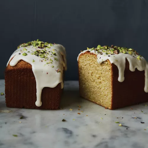 Glazed Lemon, Yogurt, and Olive Oil Pound Cake