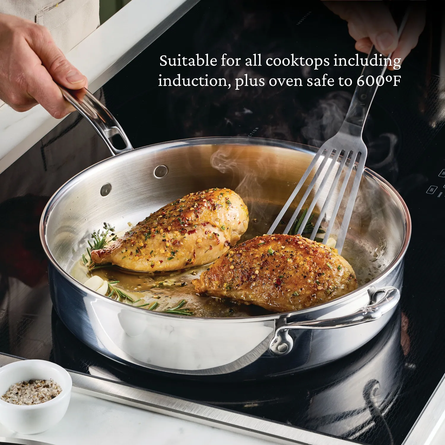 Hestan ProBond Luxe & Provisions Stainless Steel 27-Piece Cookware Set