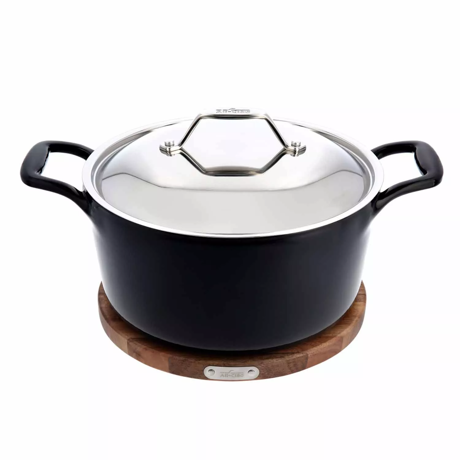 Sur La Table Enameled Cast Iron Round Wide Covered Dutch Oven, 7 qt.