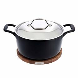 All-Clad Cast Iron Round Dutch Oven, 6 qt. Very easy to clean, super high quality