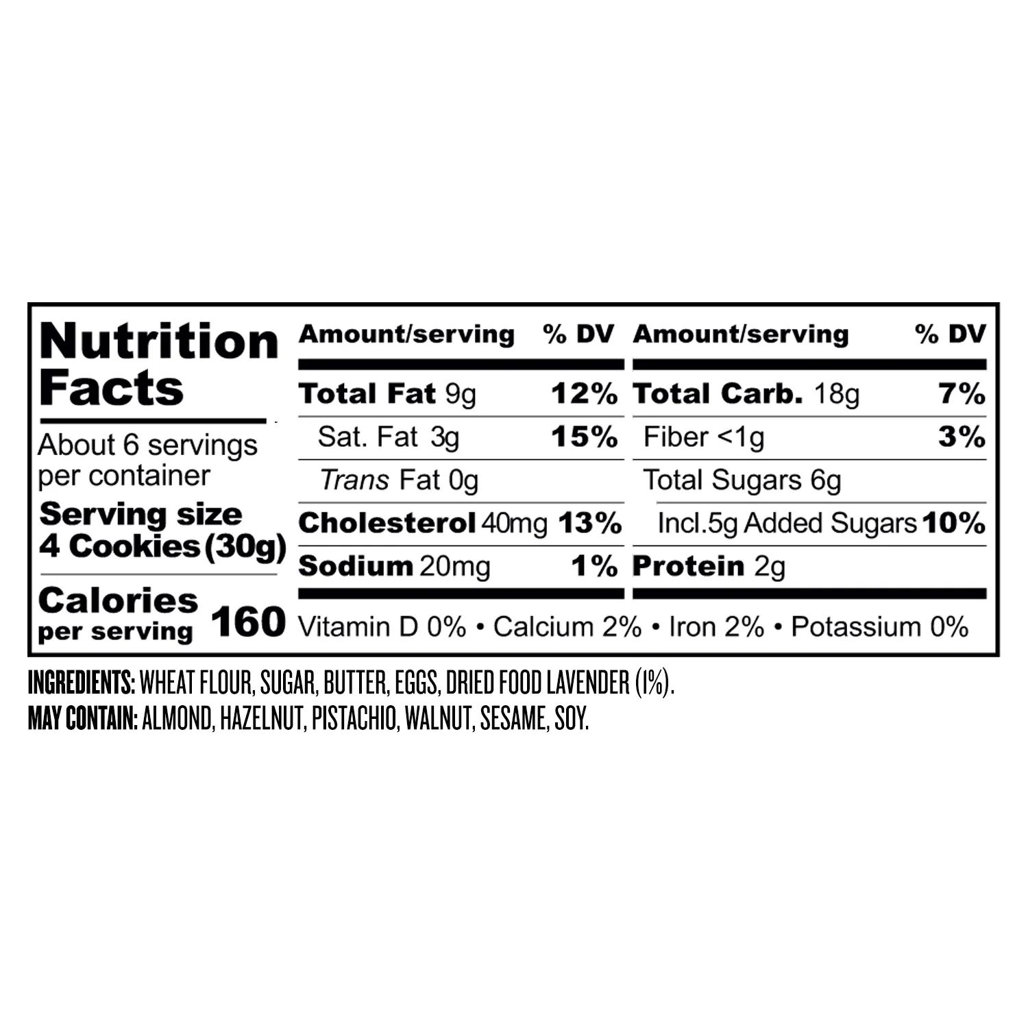 Sur La Table Lavender Cookies