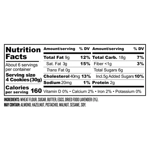 Sur La Table Lavender Cookies