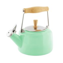 Chantal Sven Whistling Teakettle with Natural Wood