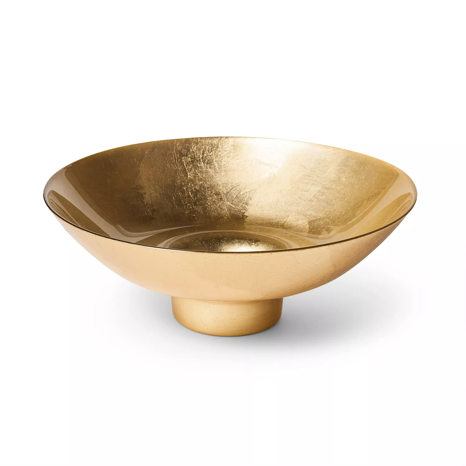 Sur La Table Gold Glass Serving Bowl