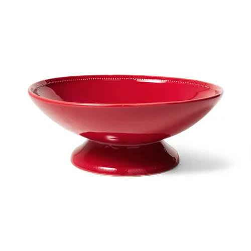 Sur la table Pearl Red Footed Serve Bowl