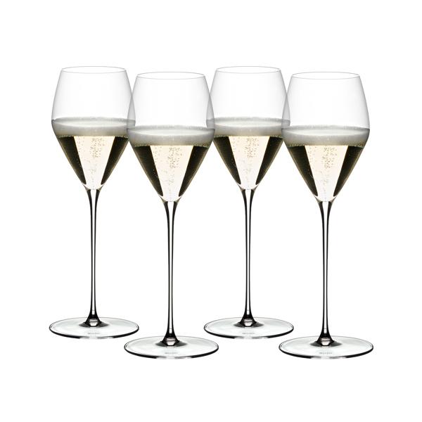 RIEDEL Veloce Champagne Wine Glasses, Set of 4
