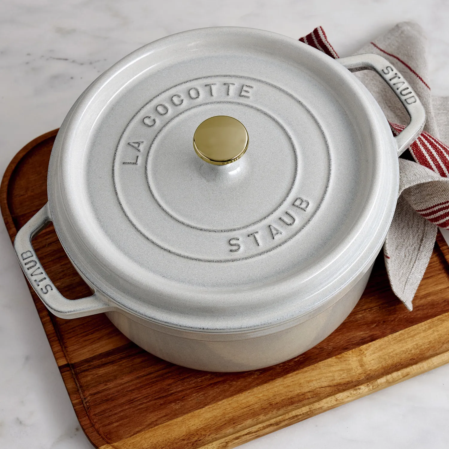 Staub Round Dutch Oven, 5.5 qt.