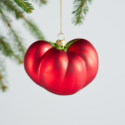 Sur La Table Tomato Ornament, 3" Will be a favorite on his Christmas tree!