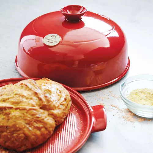 Emile Henry Bread Cloche, Burgundy