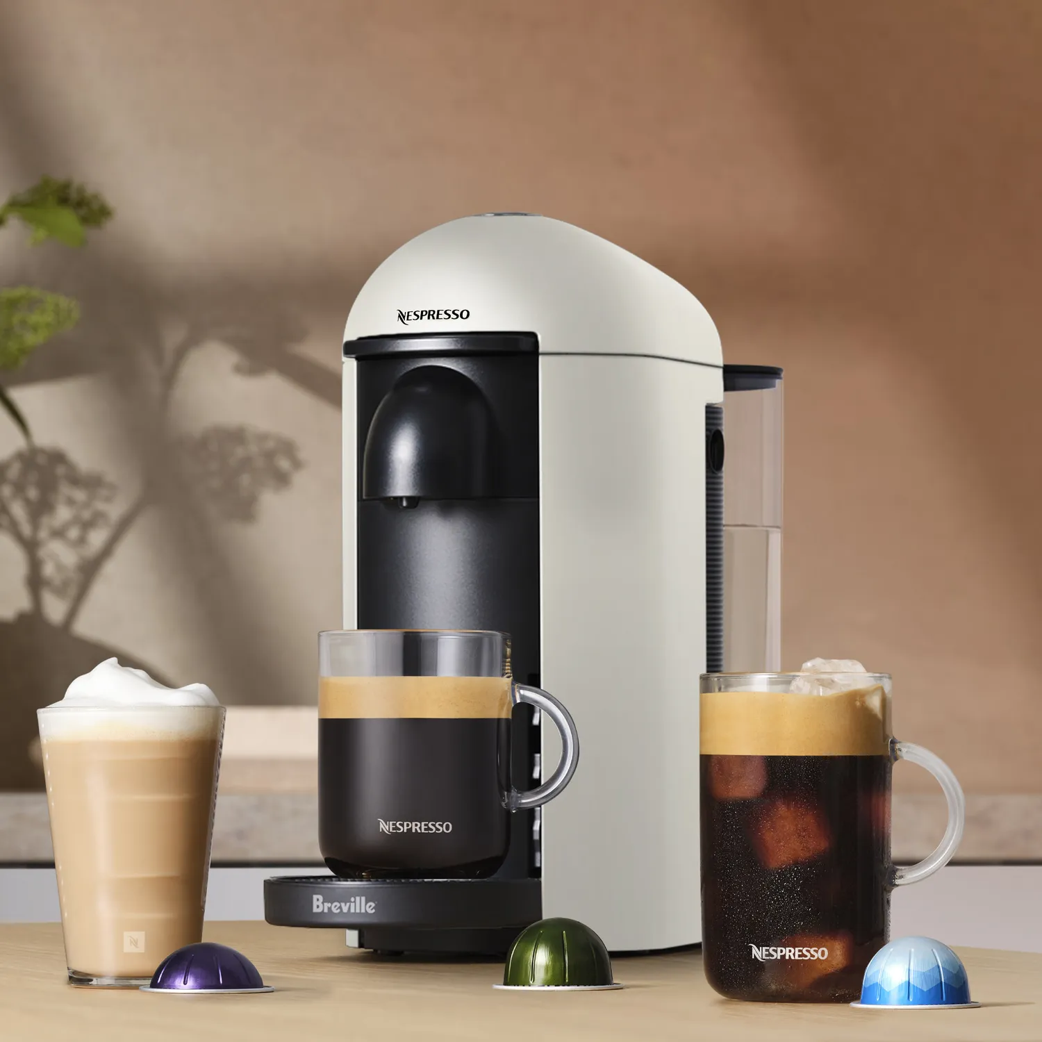 Nespresso VertuoPlus Deluxe by Breville with Aeroccino3 Frother