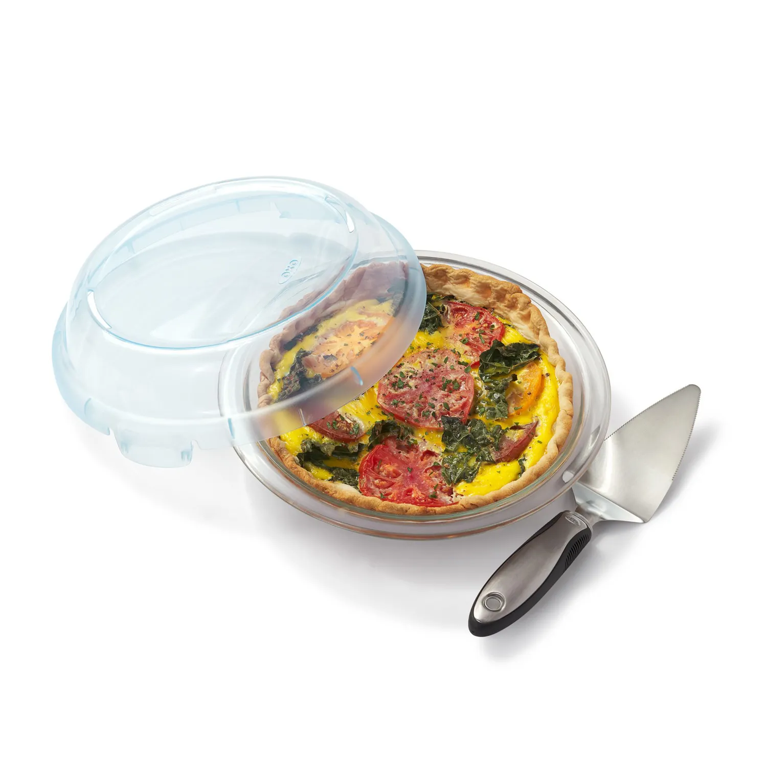 OXO Good Grips Glass Pie Plate with Lid