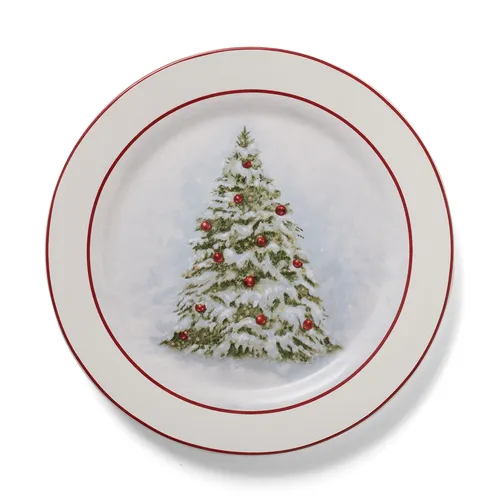 Sur la table Vintage Christmas Dinner Plate