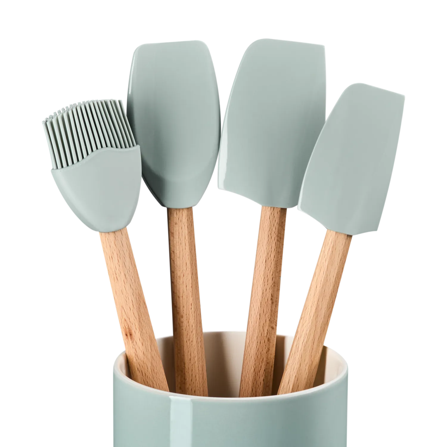 Le Creuset Peche 5-Piece Crock & Tool Set