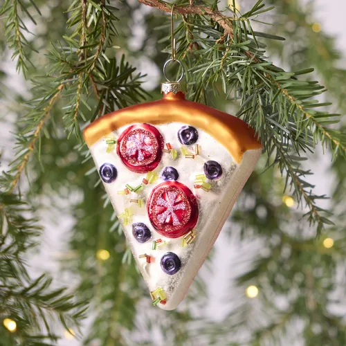 Sur la table Pizza Slice Ornament