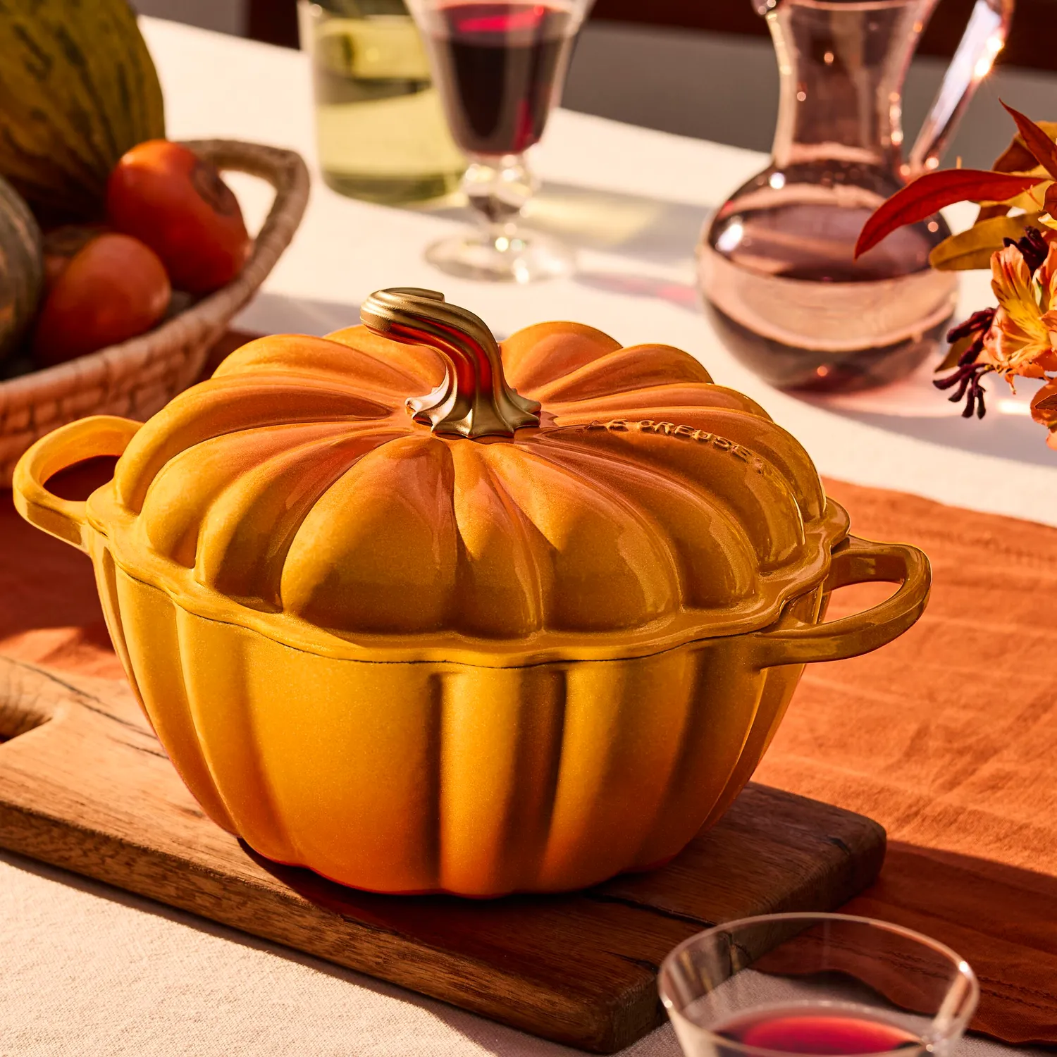 Le Creuset Signature Pumpkin Cocotte, 4 Qt.