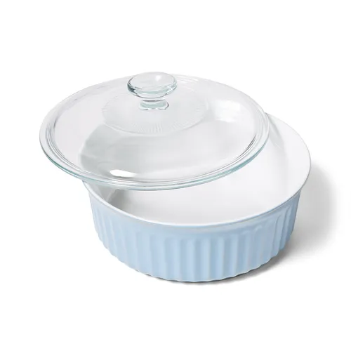 Sur La Table Round Baker with Lid, 2 qt.