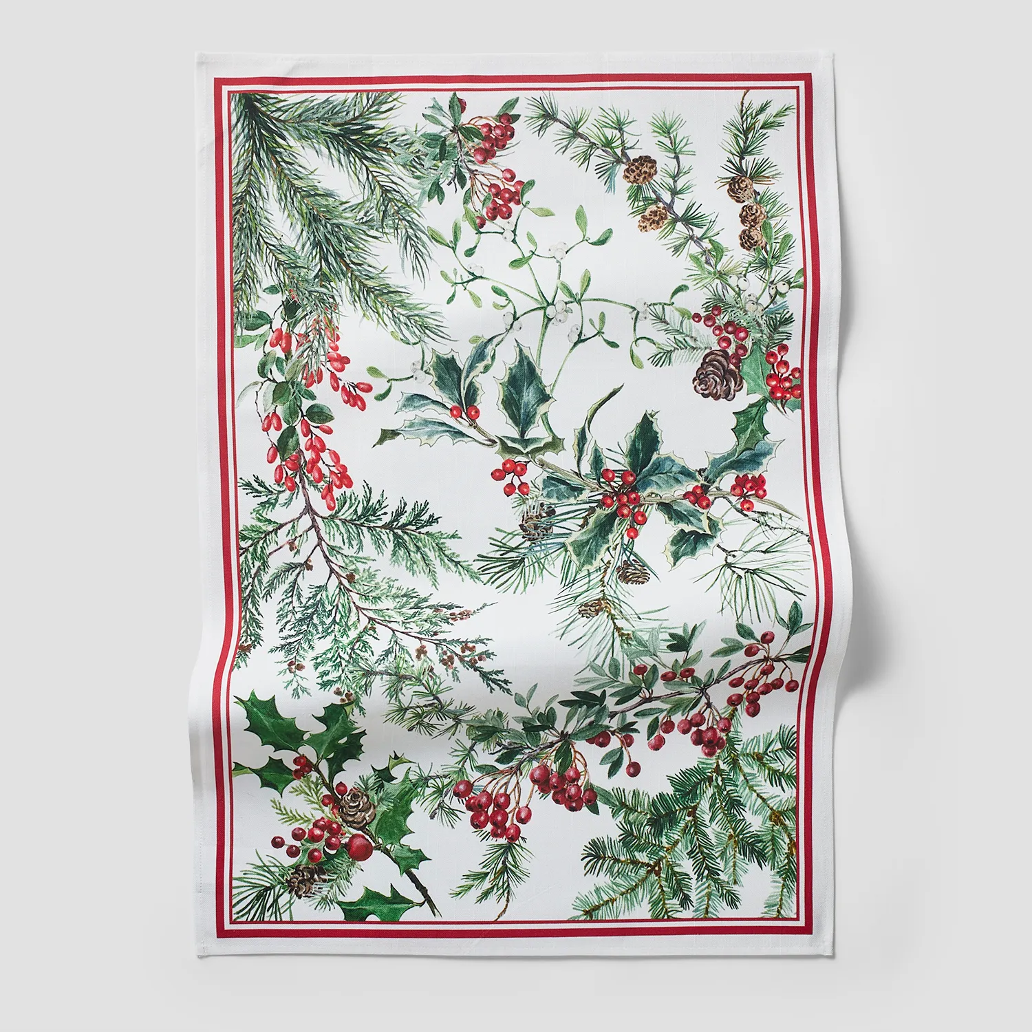 Sur La Table Winter Botanical Kitchen Towel