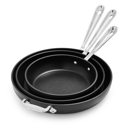 All-Clad HA1 Nonstick Set of 3 Skillets, 8&#34;, 10&#34; and 12&#34;