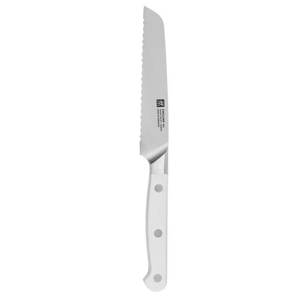Zwilling Pro Le Blanc Serrated Utility Knife, 5"