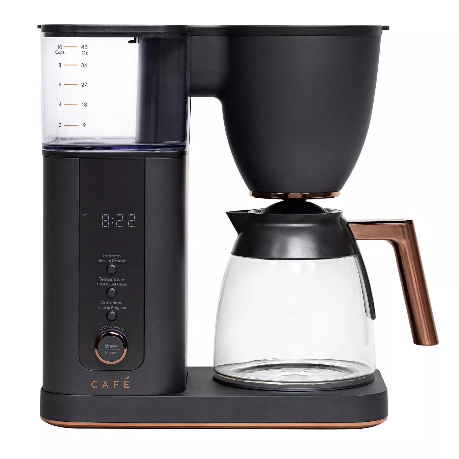 Café™ Specialty Drip Coffee Maker With Glass Carafe, 10 Cups