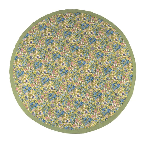 Couleur Nature Jardin Tablecloth, Blue & Green