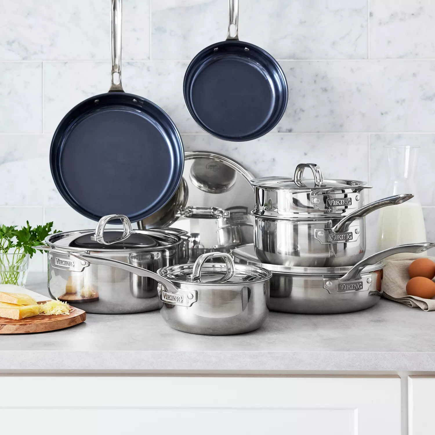 12 Piece Cookware Set with Lids | HexClad