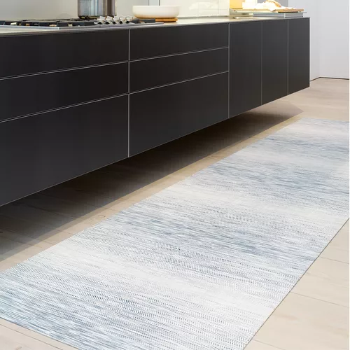 Chilewich Wave Floor Mat, Blue