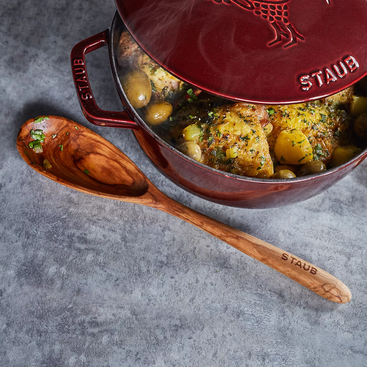 Staub Olivewood Cook&#8217;s Spoon