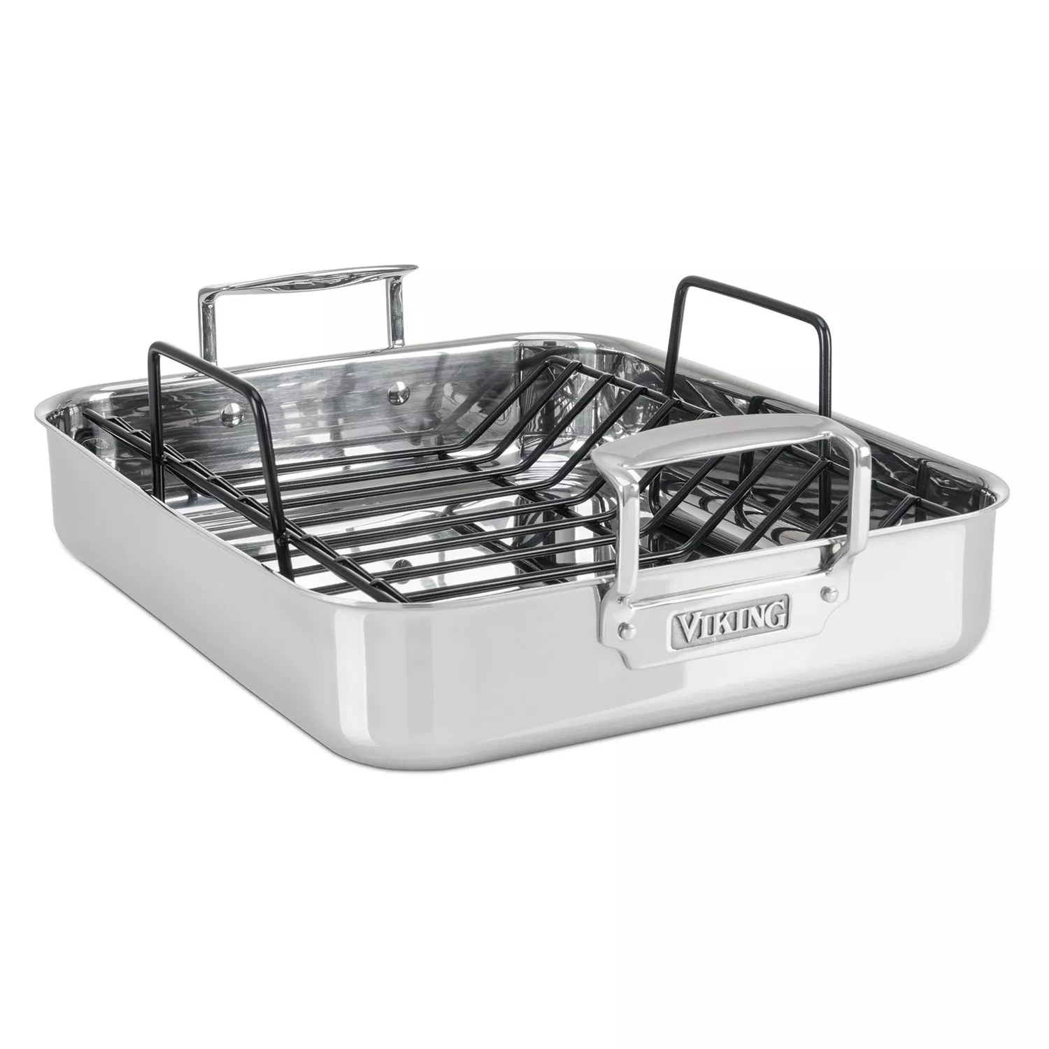 Viking Stainless Steel Roasting Pan with Rack