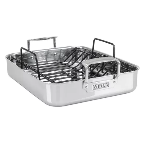 Viking Stainless Steel Roasting Pan with Rack