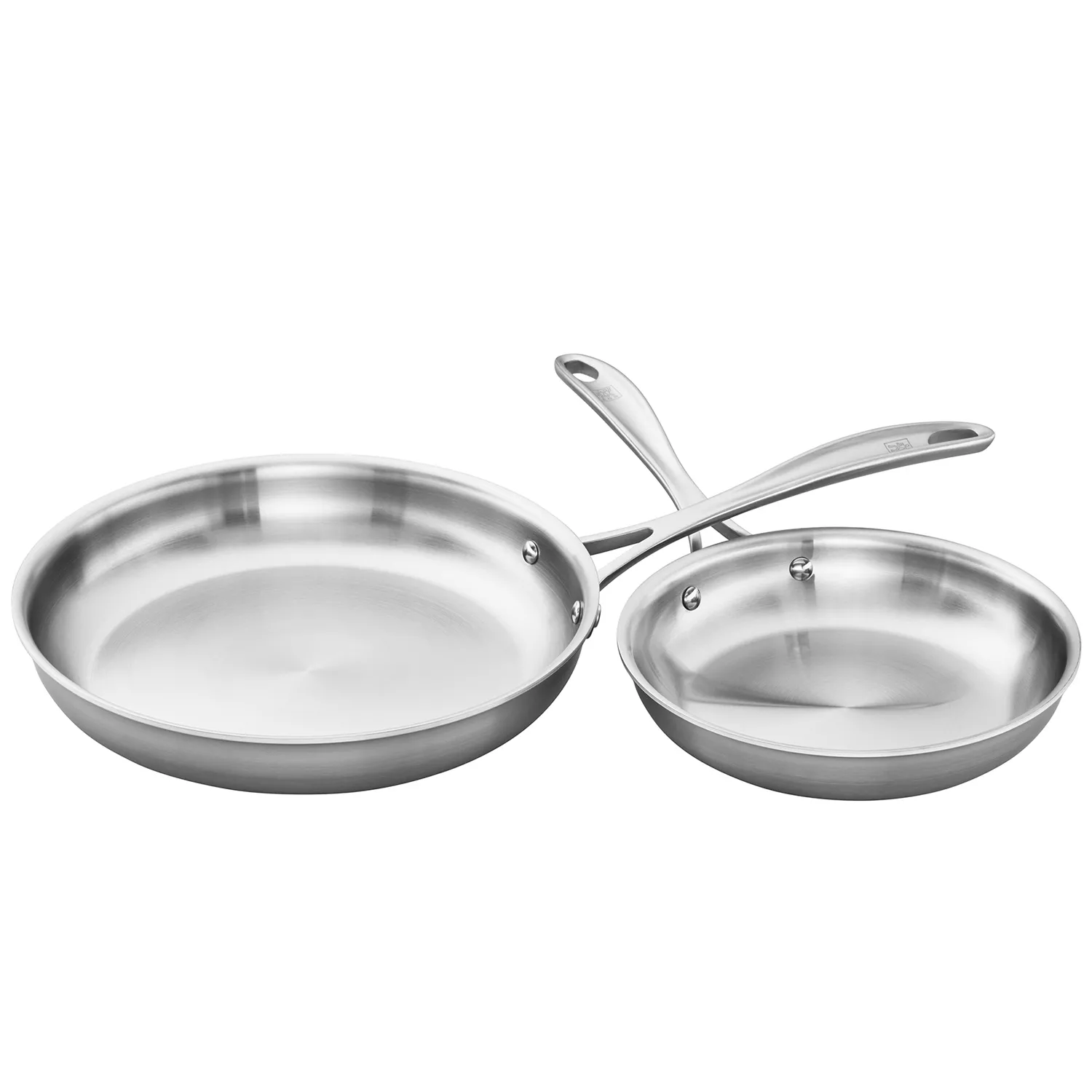 Zwilling Spirit Stainless Steel Set of 2 Skillets, 8" + 10"