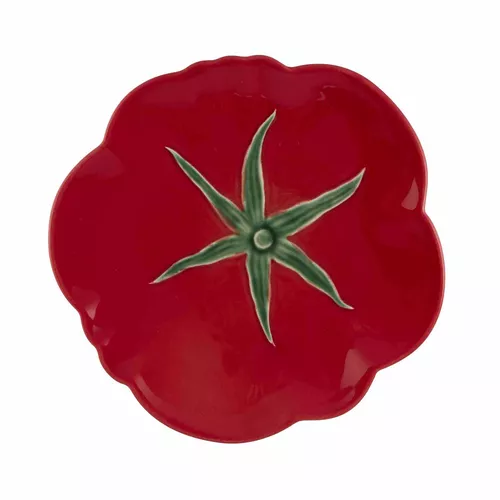 Bordallo Pinheiro Tomato Fruit Plates, Set of 4