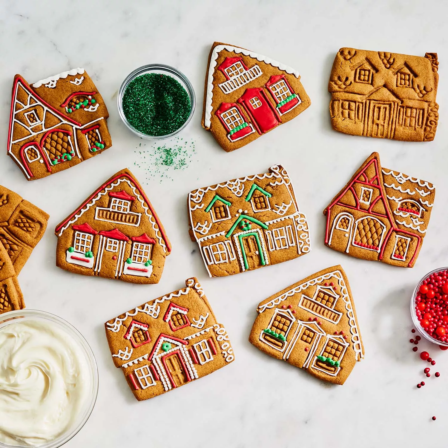 Sur La Table Gingerbread House Impression Cookie Cutters, Set of 3