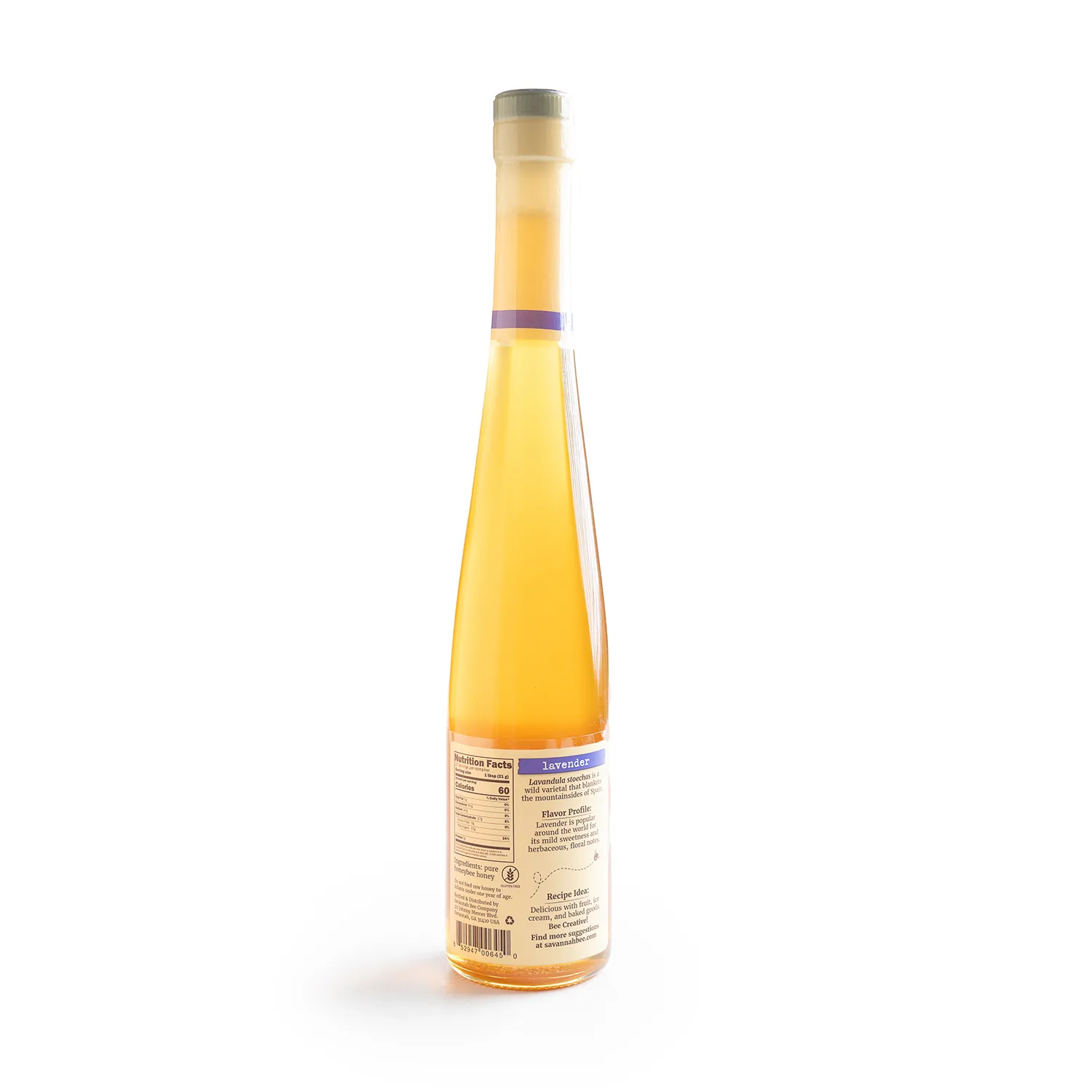 Savannah Bee Company Lavendar Honey Flute