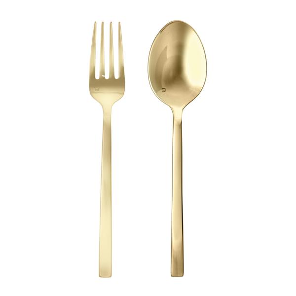 Fortessa Arrezo Brushed Servers, Set of 2